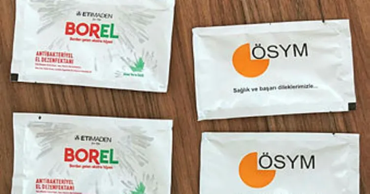 Sınavlarda hijyeni BOREL sağlayacak