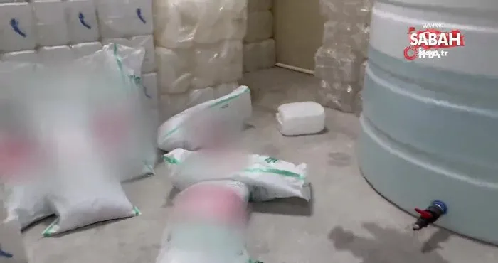 Mersin’de sahte alkol tesisi ortaya çıkarıldı: 20 ton etil alkol ele geçirildi | Video
