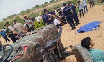 Traktörün altında kalan genç öldü #gaziantep