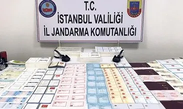 Jandarmadan sahtecilere dev operasyon