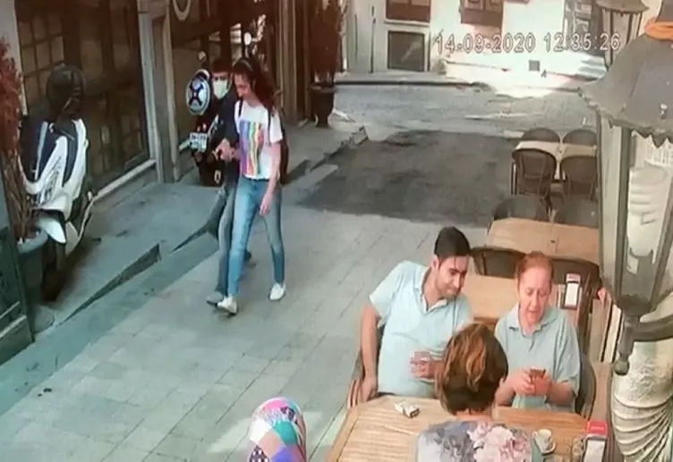 Taksim'de sokakta yürüyen genç kız, neye uğradığını şaşırdı!