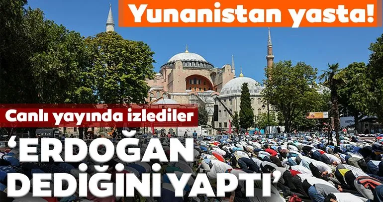 Yunanistan yasta! Erdoğan dediğini yaptı