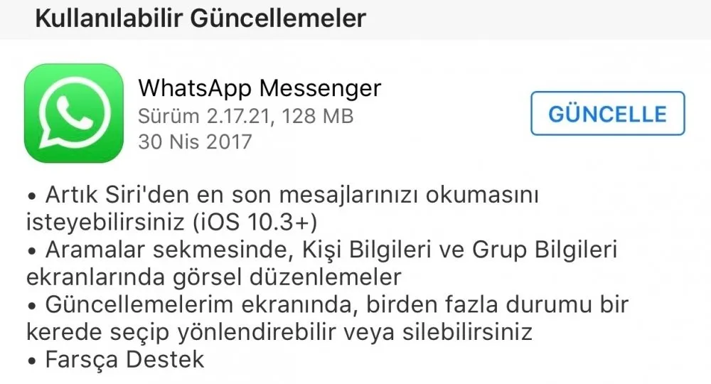 Whatsapp ios