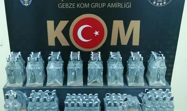 Kocaeli'de 171 şişe sahte alkol ele geçirildi! #kocaeli