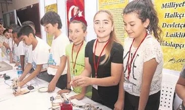 Erdemli’nin mucit çocukları şenlikte