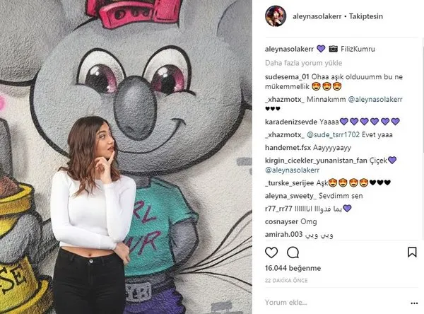 Ünlülerin Instagram paylaşımları (01.02.2018)
