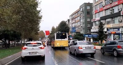 İstanbul’da yağmurla birlikte havalar da soğudu