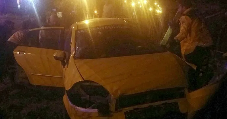 Samsun’da taksi takla attı: 1 ölü, 2 yaralı
