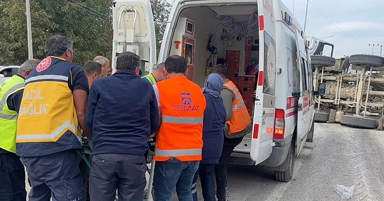 Çorum’da iki araç çarpıştı: 1 yaralı