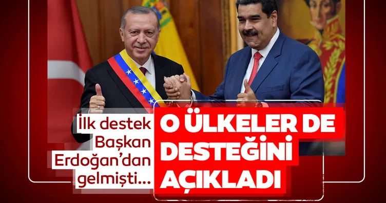 ABD'nin müdahalelerine karşı Venezuela'ya destek veren ülkeler
