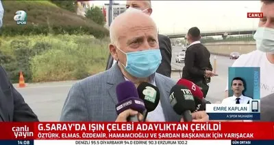 Son dakika spor haberi: Galatasaray’da Işın Çelebi adaylıktan çekildi