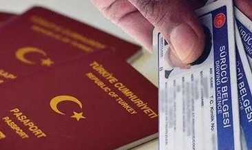 Pasaport, ehliyet, kimlik bir yerde