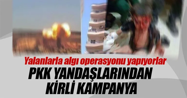 PKK yandaşlarından kirli kampanya