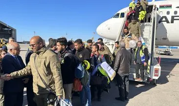 Libya’nın Türkiye’ye gönderdiği arama kurtarma ve sağlık personeli ülkeye döndü