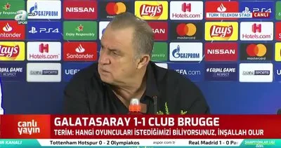 Fatih Terim’den Galatasaray - Brugge maçı sonrası açıklama