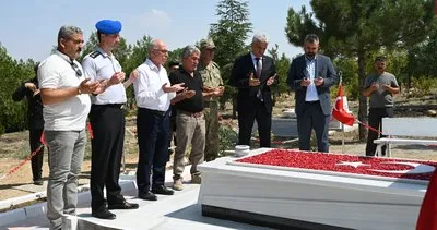 Şehit Karakoç kabri başında dualarla anıldı #kirikkale