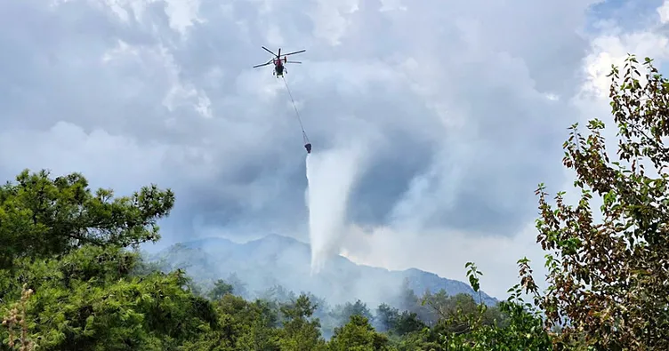 Son dakika: Antalya’da orman yangını