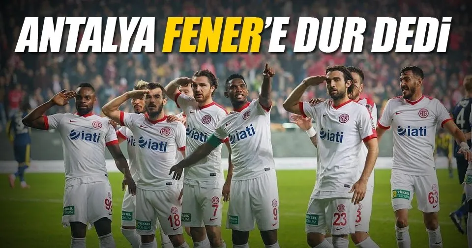 Antalyaspor Fenerbahce Mac Sonucu Spor Haberleri