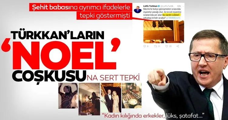 İYİ Partili Türkkan ailesinin köşkte lüks noel partisi sosyal medyayı salladı!