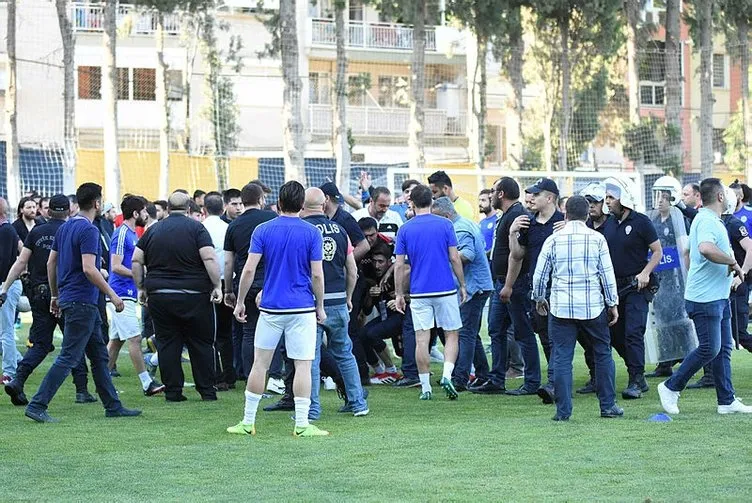 Menemen Belediyespor - Keçiörengücü maçında ortalık karıştı