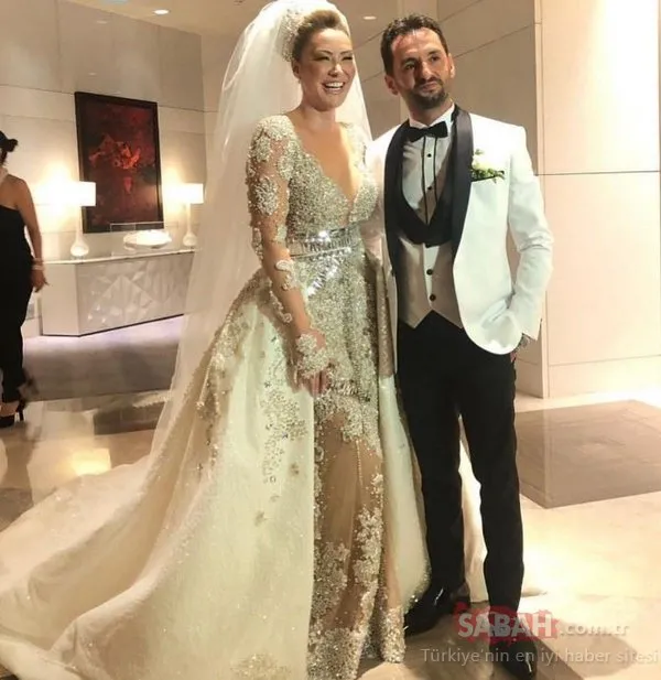 Aylin Coşkun ile Volkan Aslan evlendi! Aylin Coşkun'a kilolarca altın takıldı!