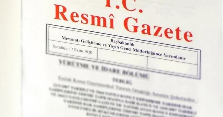 YAŞ kararları Resmi Gazete’de