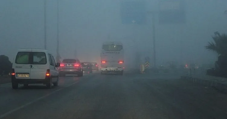 Manisa’da yoğun sis