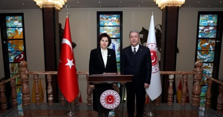 Danıştay Başkanı Zerrin Güngör, Millî Savunma Bakanı Hulusi Akar’a veda ziyareti gerçekleştirdi