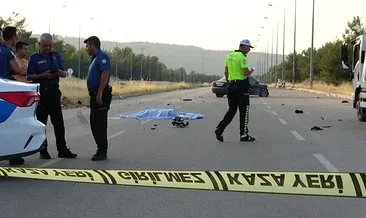 Antalya'da otomobil ile çarpışan motosikletin sürücüsü öldü #antalya
