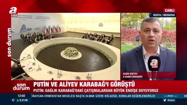 Son dakika haberi... Azerbaycan Cumhurbaşkanı Aliyev ile Putin arasında kritik görüşme | Video
