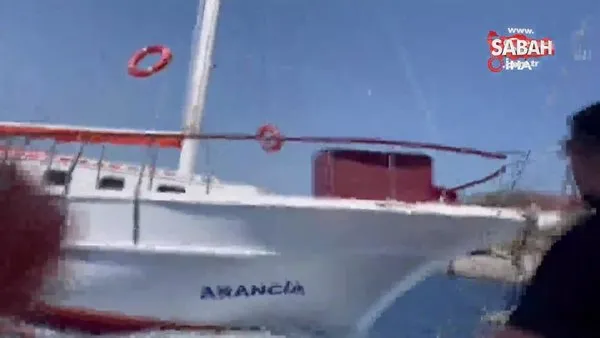 Bodrum'da tur tekneleri çarpıştı... O anlar kamerada | Video