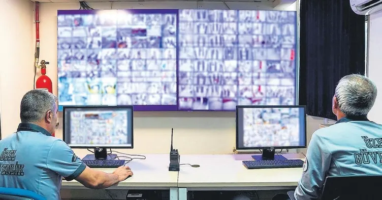 Kameralar 7/24 kayıtta