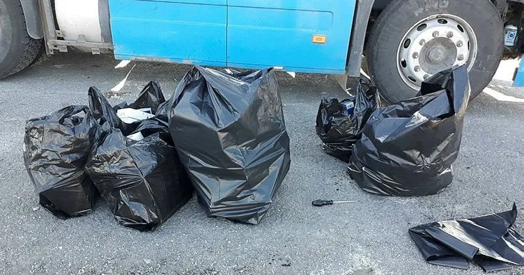Kayseri’de 3 TIR’daki kaçak sigaraya 5 gözaltı