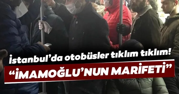 Son dakika: Ekrem İmamoğlu otobüs sefer sayısını düşürdü: İstanbul’da toplu taşıma araçları tıklım tıklım!