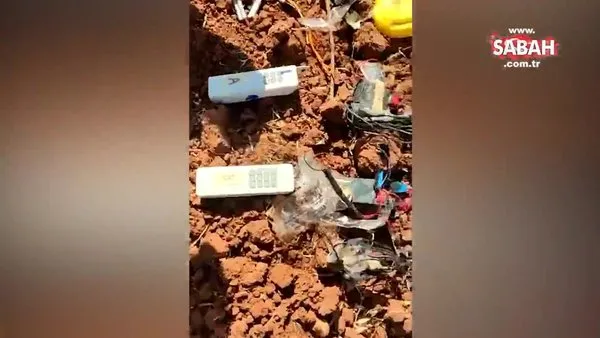 Teröristlerin hain planı engellendi! 12 kilogram patlayıcı ele geçirildi | Video