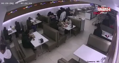 Şişli’deki lokantada yabancı uyruklu kadının çantasını çalan hırsızlar kamerada | Video