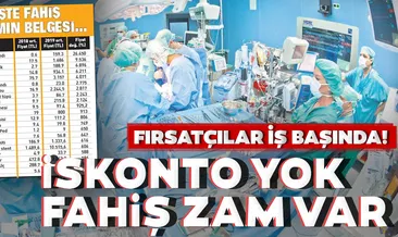İskonto yok fahiş zam var