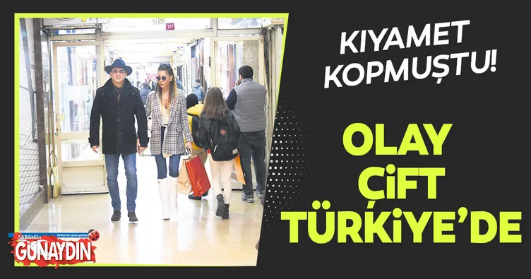 Olay çift Türkiye’de! KKTC’nin eski başbakanı Hüseyin Özgürgün ve sevgilisi İnci Pars el ele...