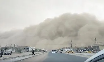 Irak’ı kum fırtınası vurdu: 5 ölü