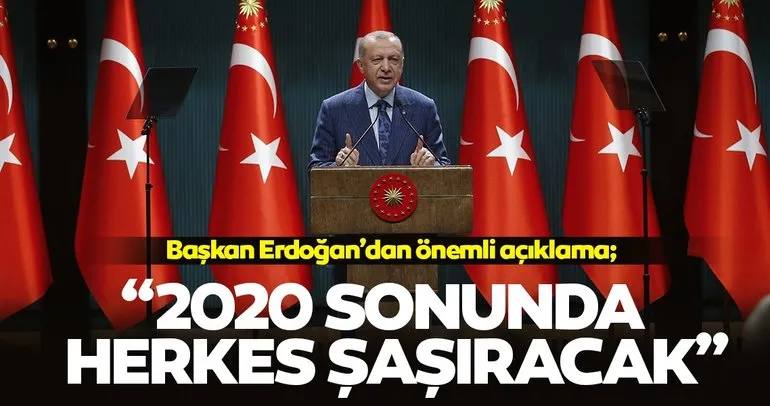 Başkan Erdoğan’dan Ankara’da önemli açıklamalar: 2020 sonunda büyüme rakamlarımız herkesi şaşırtacak