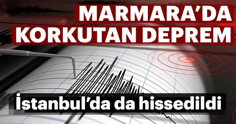 Son dakika: İstanbul depremle sarsıldı