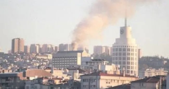 Hilton’un çatısında korkutan yangın