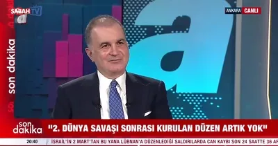 AK Parti Sözcüsü Ömer Çelik’ten A Haber’e önemli açıklamalar!