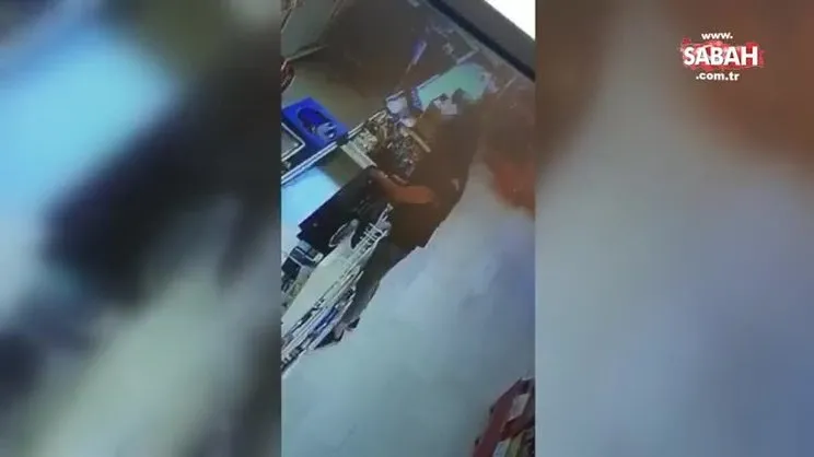 Sahte paralarla vurgun yapan kadın kamerada | Video