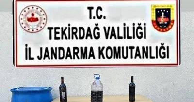 Jandarmadan kaçak alkole geçit yok #tekirdag