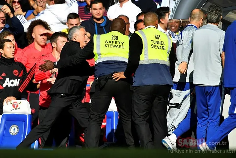 Dev maçta Jose Mourinho çılgına döndü
