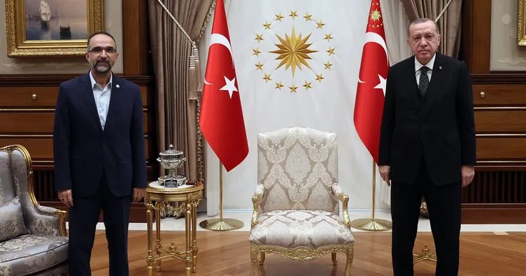Son dakika: Başkan Recep Tayyip Erdoğan Hür Dava Partisi Genel Başkanı İshak Sağlam’ı kabul etti