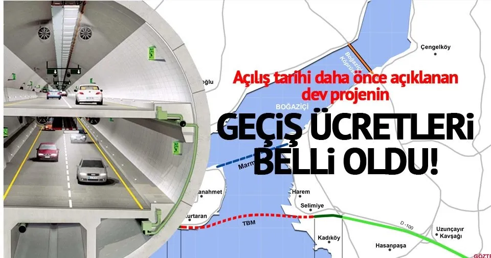 Avrasya Tuneli Nden Gecis Ucreti Belli Oldu Son Dakika Haberler