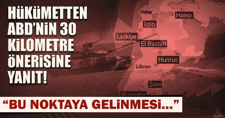 Hükümetten ABD’nin önerisine ilk yanıt