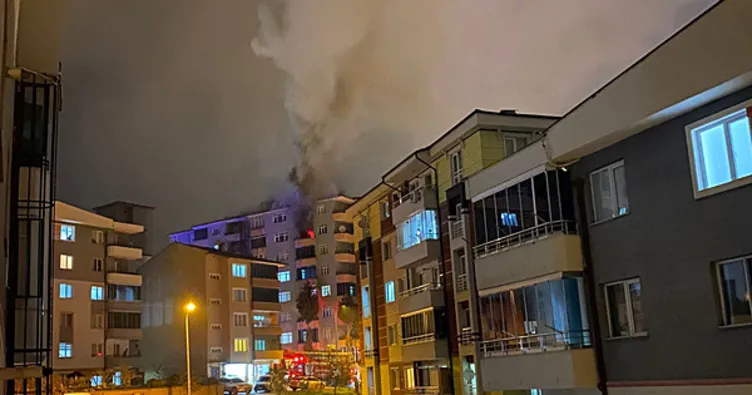 Bilecik’te bir binanın 6. katında yangın!